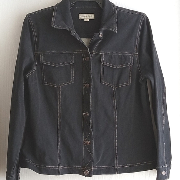 Coldwater Creek | Blue Cotton Denim Jacket - Picture 11 of 11